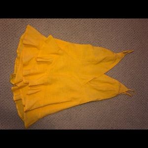 yellow romper/ dress
